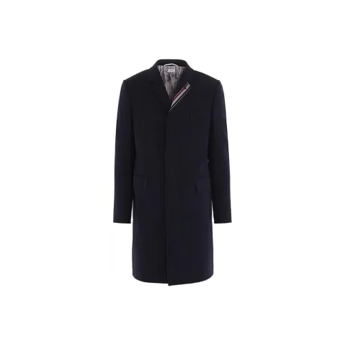 THOM BROWNE Синий Мужской Пальто