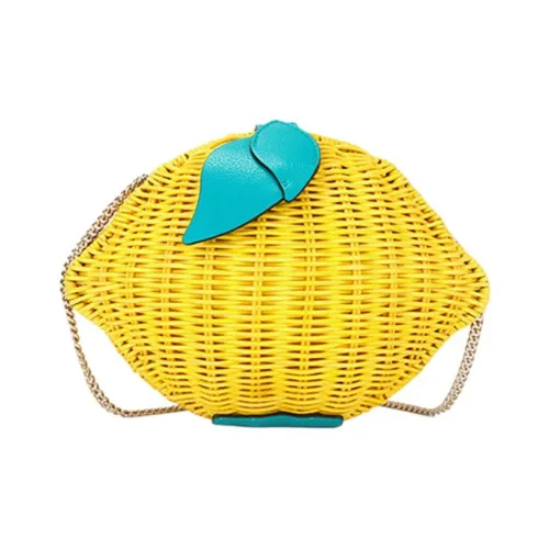 Kate Spade Picnic Ротанговая Сумка через плечо Женская Желтая