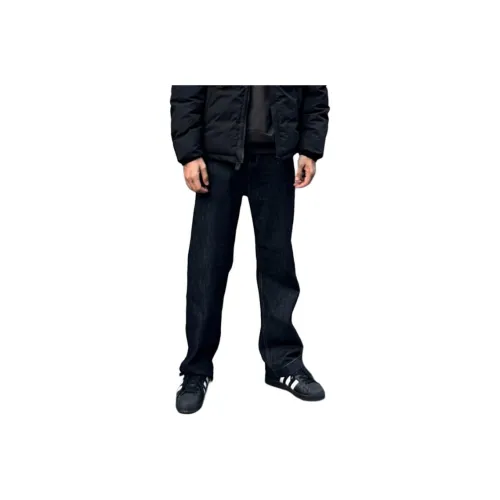 CARE NOTE Черные Унисекс Джинсы