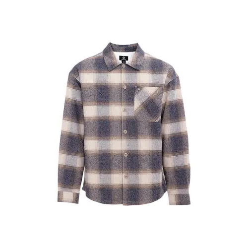 Конверс Серый Мужская Рубашка