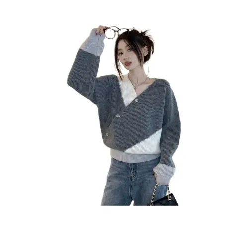 VINMUK Серый Свитер Женские Трикотаж