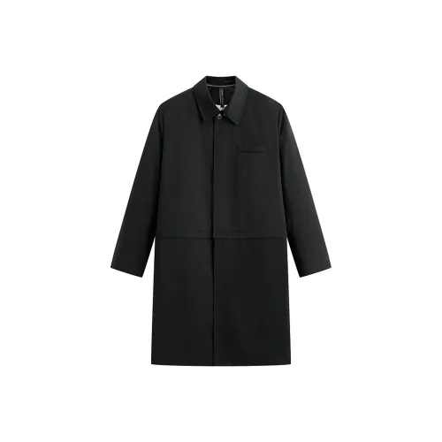 PEACEBIRD MEN Повседневный тренчкот деконструкция пэчворк тренчкот мужской