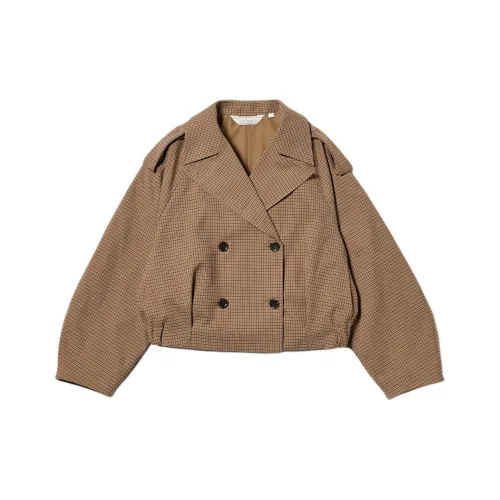 GU x ROKU Коллаборация FW25 Тренчкот Женские