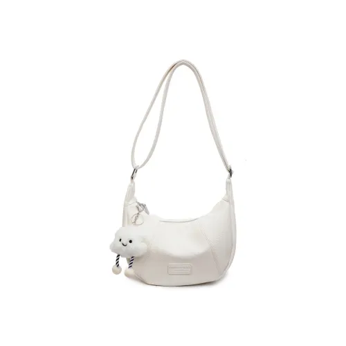 AUNG ПУ (полиуретан) Сумка через плечо Стандартная Экрю Черный Красный Желтый