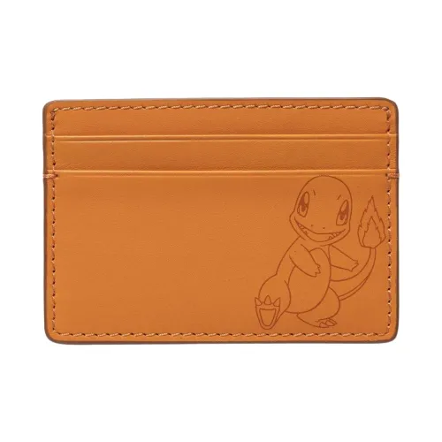 Pokémon Окаменелость Коллаборация Кожа Картхолдер Унисекс Оранжевый