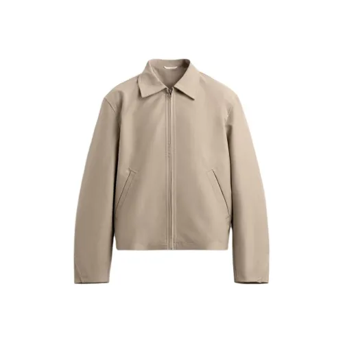 ZARA Оливково-зеленый Мужские Куртки