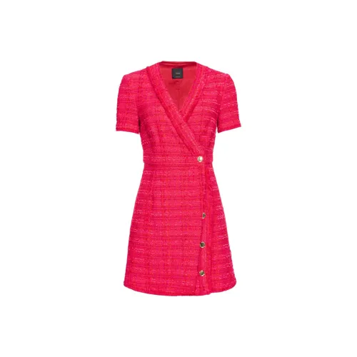 PINKO Короткий рукав Платье Женское Красное