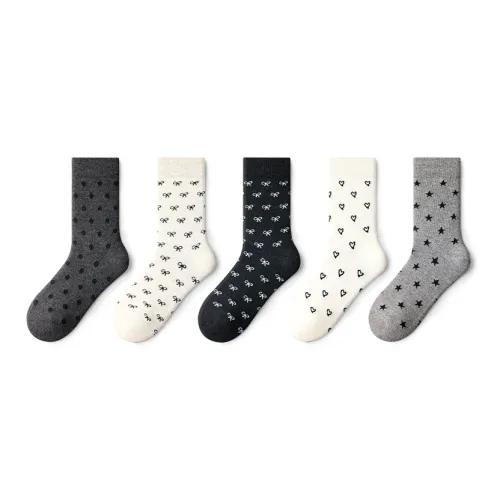 PRIMEET Носки Crew Женские упаковка из 5 пар