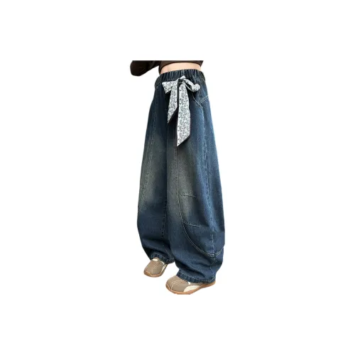 Meng Jia class Синие школьные джинсы