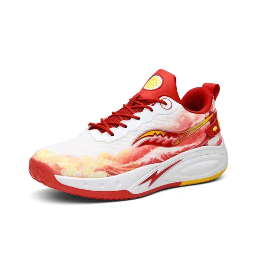 WAVECREST Амортизаторы Shock Abrasion Resistant Slip Resistant High Топ Баскетбольные кроссовки Унисекс