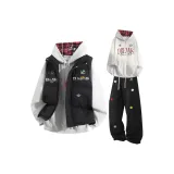 Чёрный + Белый, Серый + Чёрный, Джинсы