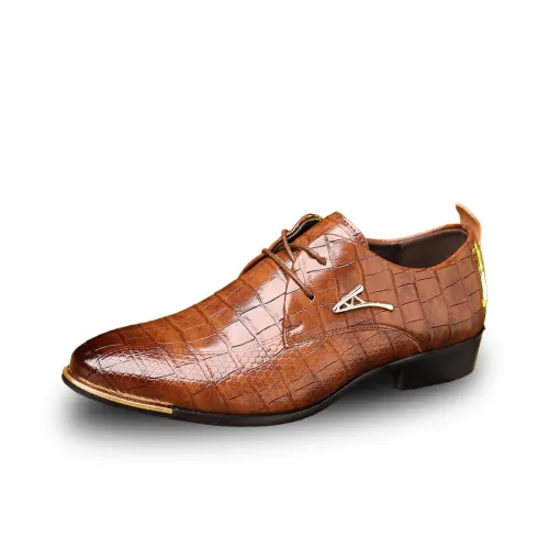 MH Повседневные кожаные туфли с низким верхом мужские