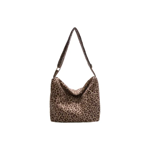 Single Warehouse Холст Плечевая сумка Стандартная Женская Коричневый Красный Фиолетовый