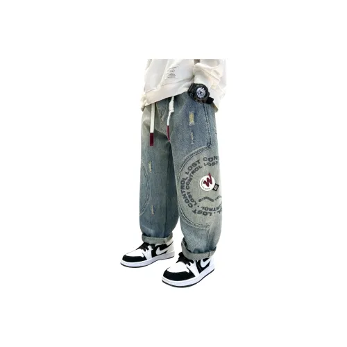 T.MOO Blue School Age Jeans T.MOO Синие Джинсы для школьного возраста