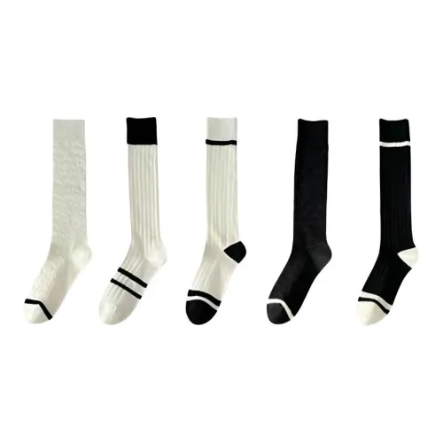 MIIOW Летние носки до колена женские упаковка из 5 пар