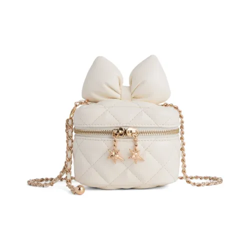 JACD ПУ (полиуретан) Сумка через плечо Женская Молочно-белая Розовая