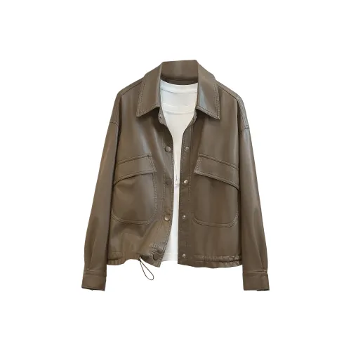 Cypress House кожаная куртка женская