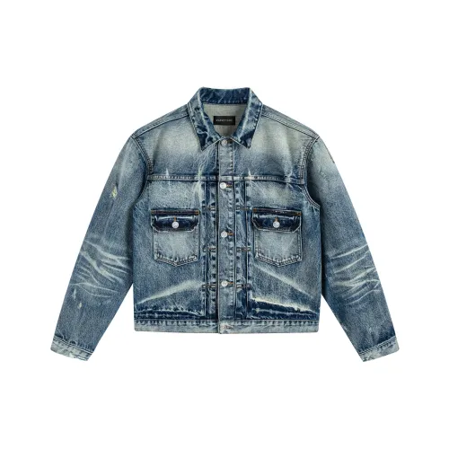 VIA VITSOE Blue Unisex Джинсовые куртки