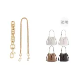 [Золотистый Двухкомпонентный Комплект] Цепь с носом свиньи - удлинитель 12 см + декоративная цепь 45 см