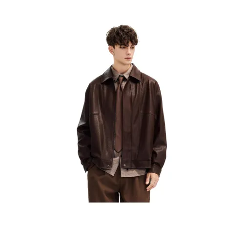 WILD LEADER Vedri Кожа Куртка Пальто Унисекс