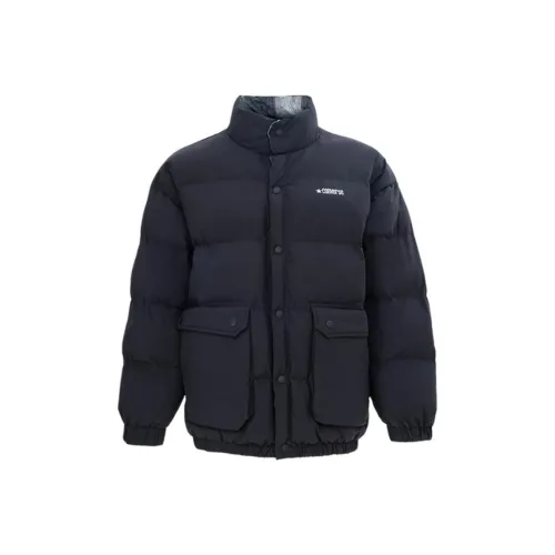 Конверс Черный Белый Унисекс Пуховики