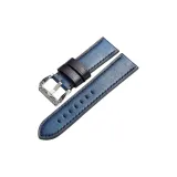 Украшенная пряжка, синяя кожа