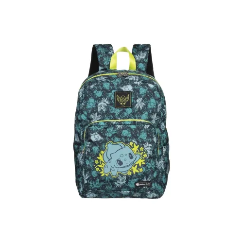 POKEMON Полиэстер Рюкзак Унисекс Синий Зеленый