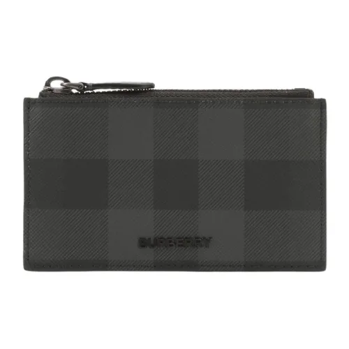 Burberry Полиуретан с хлопком держатель для карт стандартный мужской угольно-серый