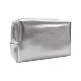 Ярко-серебристая квадратная сумка