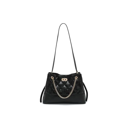 BETTINA VIVIAN ПУ (полиуретан) Сумка через плечо Стандартная Женская Черная