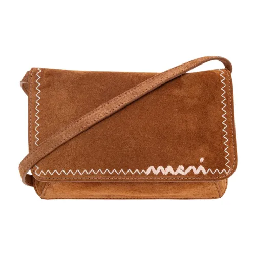 MARNI Кожа Сумка через плечо Стандартная Женская Коричневая