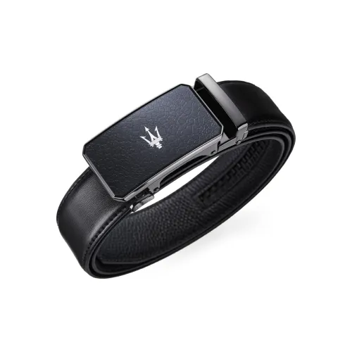 Maserati Ремни из коровьей кожи мужские металлические 3,5 см