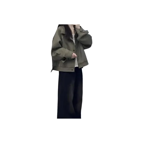 STYUW Армейский зеленый Женский Куртка