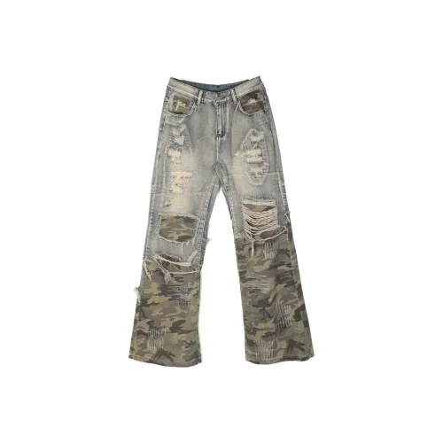 ONENINE34PM Синий Унисекс Джинсы