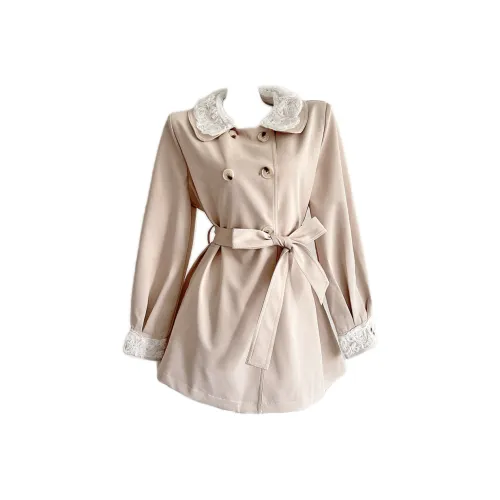 POPO.INFO Бежевый Женский Тренч