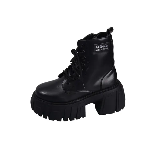 Puppytown Короткие Мартинсы с грубым каблуком Женские