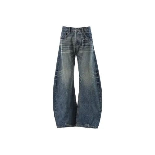 KAIZZGAO Синий Мужской Джинсы