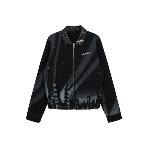 MOONWAV Черный Унисекс Куртки