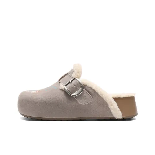 Smiley x Belle Резиновая подошва Домашние тапочки Женские