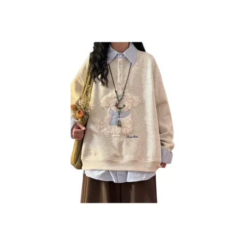 Genius Pooh Женская одежда Топ Толстовка Женская