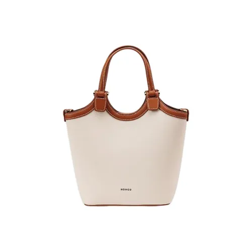 HONGU Сумка из коровьей кожи с синтетической кожей маленькая женская цвет экрю