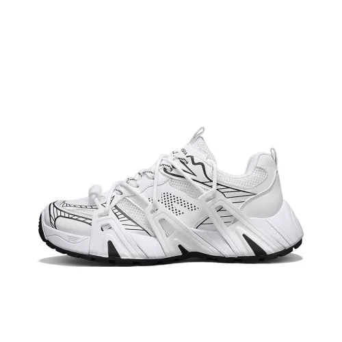 SUPEREDGE Противоскользящее покрытие Низкий топ Толстая подошва Кроссовки Унисекс