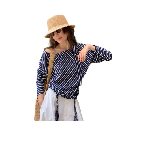 NANING9 Асимметричная футболка женская