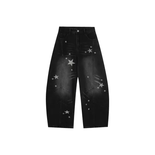 ENPofficial Весна And Осенний Джинсы Эксклюзивный Дизайн Feel Свободный крой Утягивающий Универсальный Широкие брюки Унисекс