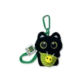 Очаровательный маленький черный котик-пчела, украшение (зеленый)