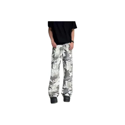 BEAR UNION Камуфляж Унисекс Повседневные Штаны