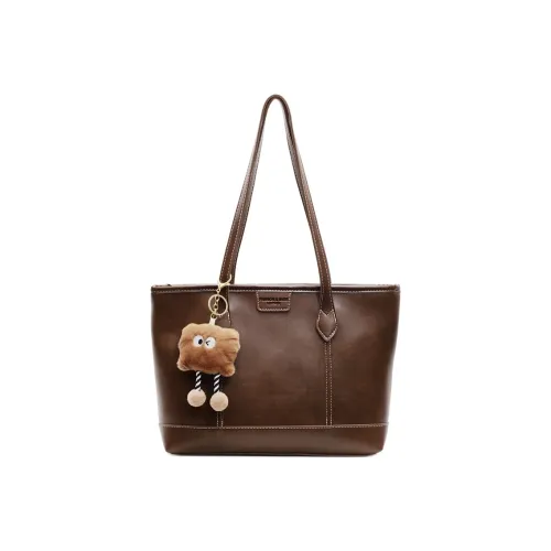 Chinllo ПУ (полиуретан) Сумка Стандартная Хаки Черный Кофейный