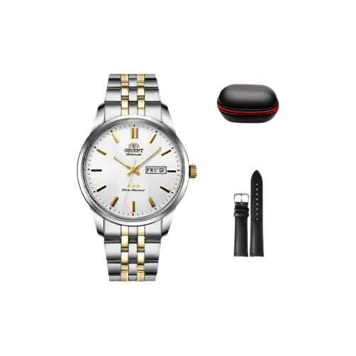 Orient Classic Collection Механический механизм нержавеющая сталь ремешок для часов 42 мм мужские часы белый циферблат SAB0B008WB