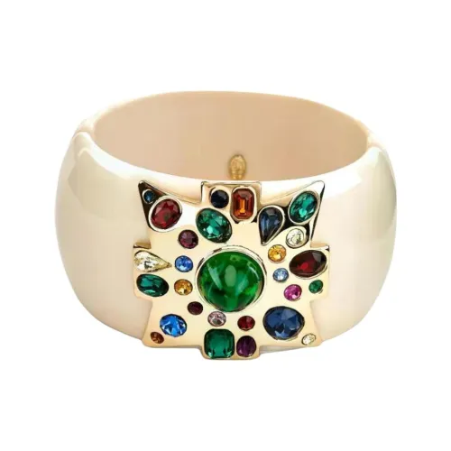 KENNETH JAY LANE Темный цвет Драгоценный камень Браслеты Унисекс Изумруд