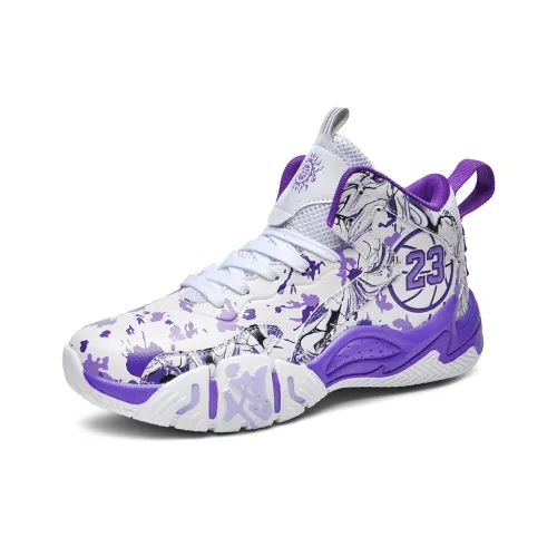 WAVECREST Амортизаторы Shock Abrasion Resistant Slip Resistant High Топ Баскетбольные кроссовки Унисекс